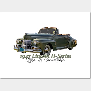 1947 Lincoln H-Series Style 76 Convertible Posters and Art